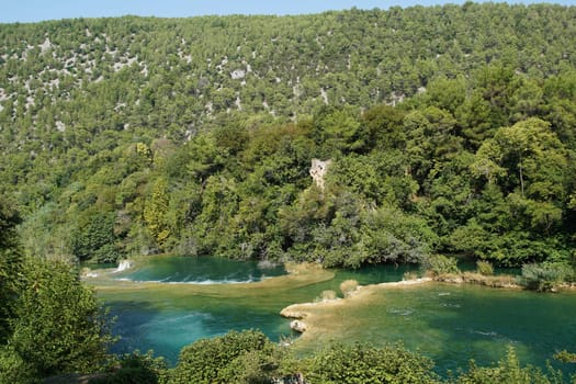 Krka Waterfalls in Croatia