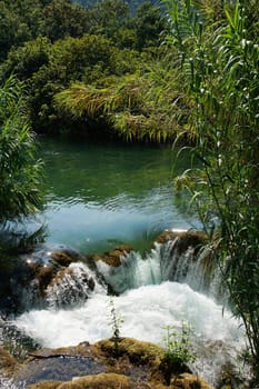 Krka Waterfalls in Croatia