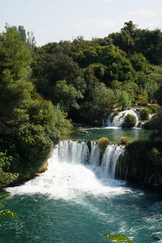 Krka Waterfalls in Croatia