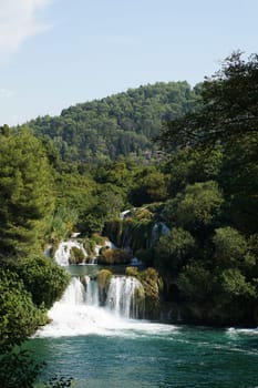 Krka Waterfalls in Croatia