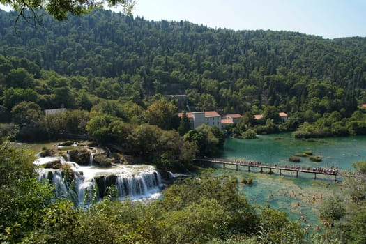 Krka Waterfalls in Croatia