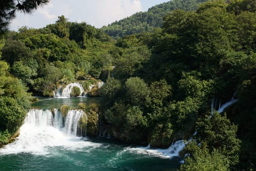 Krka Waterfalls in Croatia