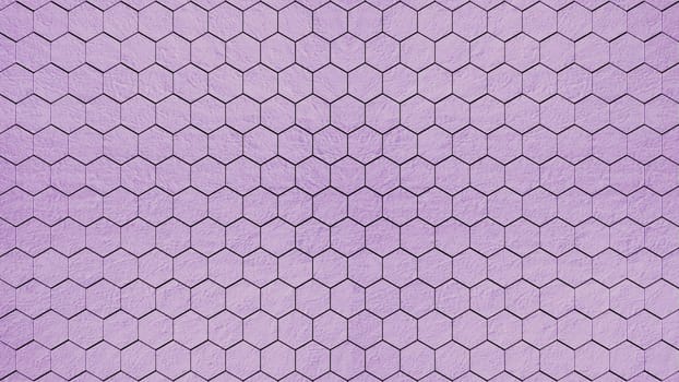 The 3d rendering colorful hexagon pattern with nice color