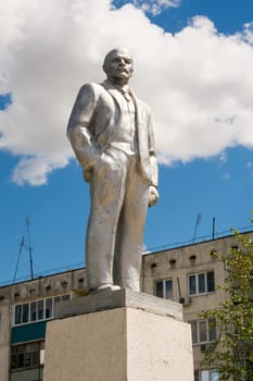 V.I.Lenin monument in the village Ilovlya Volgograd region Russia