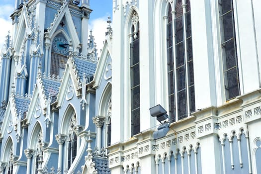 Details of La Ermita church in Cali, Colombia