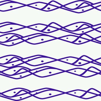 Seamless horizontal lines pattern in blue and violet colors. Good for textile, package or other decoration.