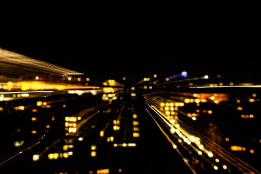 background with big city lights