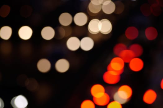 big-city traffic background (bokeh effect)