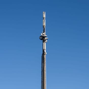 Communication Tower and blue sky