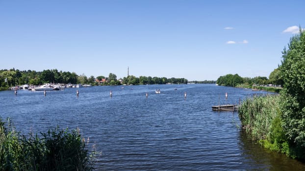 havel near werder (brandenburg) in summer