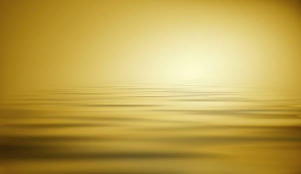 golden water background (copy space)