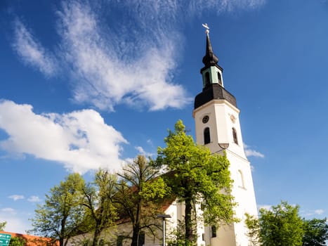 nikolai church in luebbenau (near spreewald)
