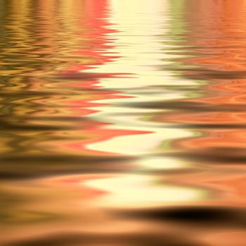 water surface (background) with light reflections