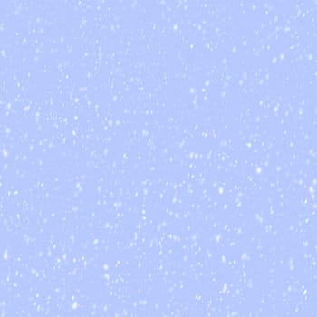 snowflakes in the sky in winter