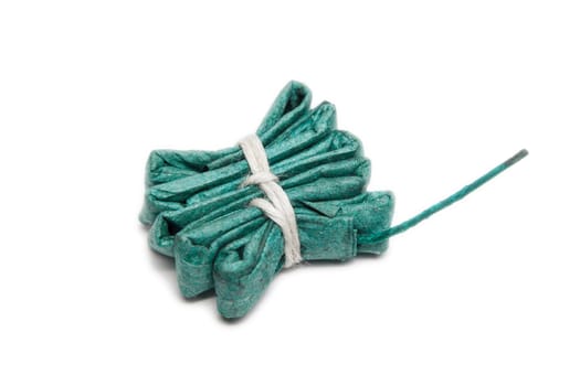 firecrackers on white background