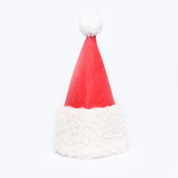 santa claus cap on white background