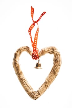 Christmas tree decoration against a white background.