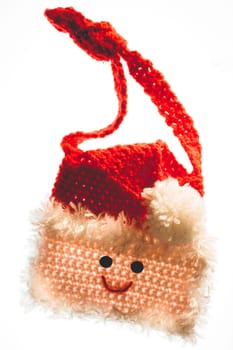 Christmas tree decoration against a white background.