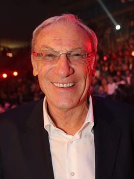 Football coach legend Eduard-EDE-Geyer- Guest of Honour at the SES Box Gala on 12.11.2016 in the GETEC Arena Magdeburg