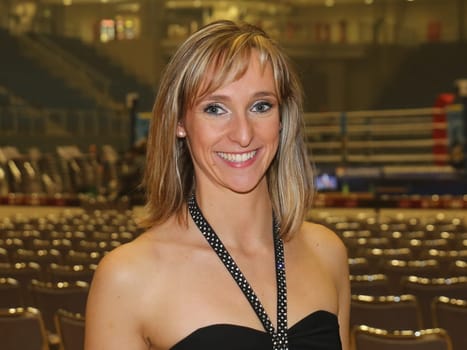 Singer and actress Marie Mattheus at the SES Box Gala on 12.11.2016 in the GETEC Arena Magdeburg