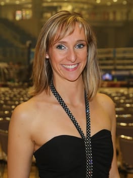 Singer and actress Marie Mattheus at the SES Box Gala on 12.11.2016 in the GETEC Arena Magdeburg