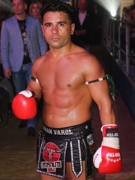 K1 Fighter Erkan Varol (The Black Eagle) after his defeat against Enriko Kehl (The Hurricane) at the SES Boxing Gala on 12.11.2016 in the GETEC Arena Magdeburg