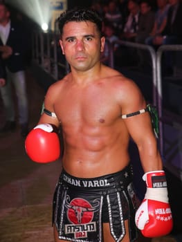 K1 Fighter Erkan Varol (The Black Eagle) after his defeat against Enriko Kehl (The Hurricane) at the SES Boxing Gala on 12.11.2016 in the GETEC Arena Magdeburg