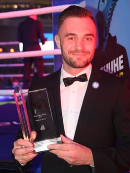 Boxer of the Year 2016 Dominic Bösel (SES Boxing) at the SES Box Gala on 12.11.2016 in the GETEC Arena Magdeburg