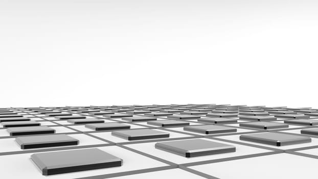 The 3d rendering simple background with rhombs