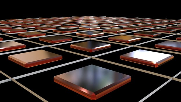 The 3d rendering simple background with rhombs
