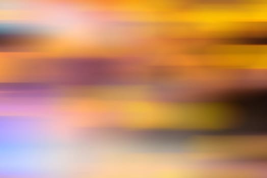 Abstract circular natural orange and yellow light bokeh background, motion effect