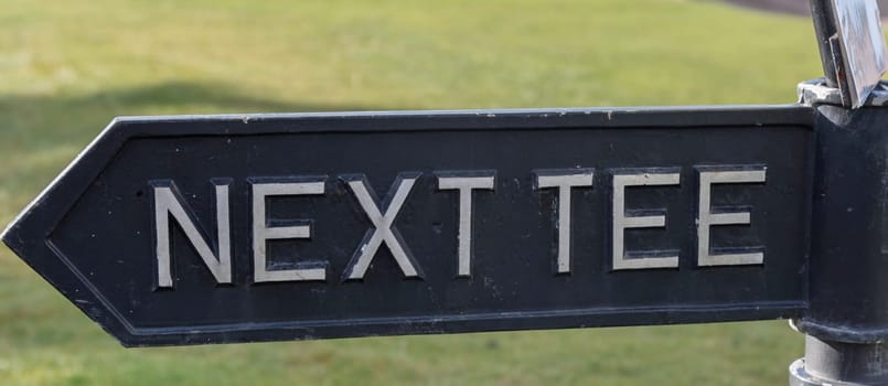 Next Tee Arrow with a green background.