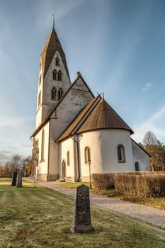 Church in Stånga on Gotland, Sweden.
