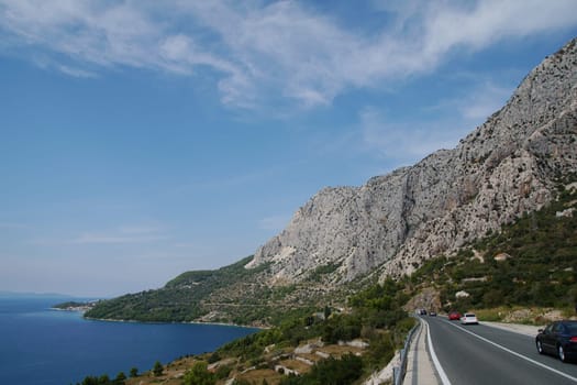 Coastal road in Croatia