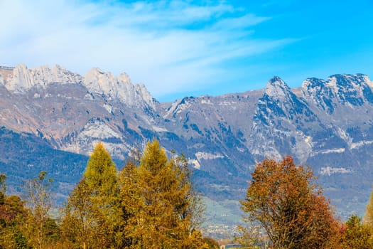 mountain autumn landscape. Colorful autumn landscape.  mountains landscape