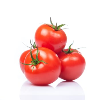Tomato isolated on white
