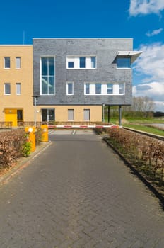 exterior of a modern office building in the netherlands