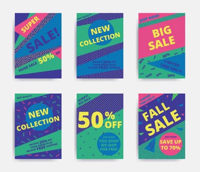 Super winter sale banner. Hurry One day deal, special offer, big sale, clearance. Editable Bright Stock Vector Illustration. Pink Blue White Black