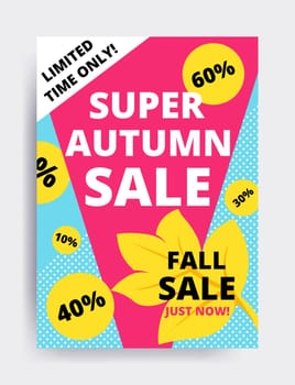 Super winter sale banner. Hurry One day deal, special offer, big sale, clearance. Editable Bright Stock Vector Illustration. Pink Blue White Black