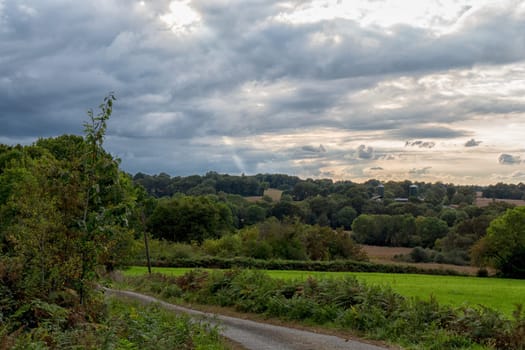 countryside in the south west of France, Pyrenees atlantiques