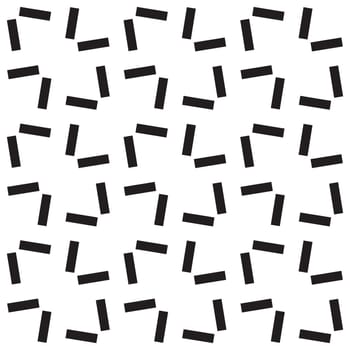 Seamless vector black and white minimal geometric lines memphis pattern abstract background