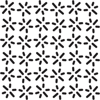 Seamless vector black and white minimal geometric lines memphis pattern abstract background