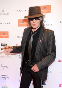Udo Lindenberg . Movie meets Media 2016 at The Hotel Atlantic Kempinski,Hamburg on 28.11.2016..