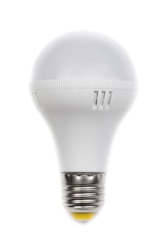 Round LED lamp. Isolate on White.