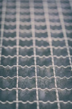 Stepping grid in a detailed shot