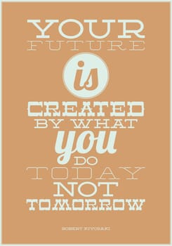 Motivational poster for any interior. promotes good mood