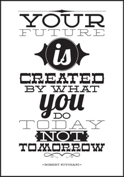 Motivational poster for any interior. promotes good mood