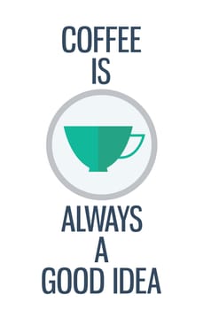 A poster on the theme of coffee, for your interior