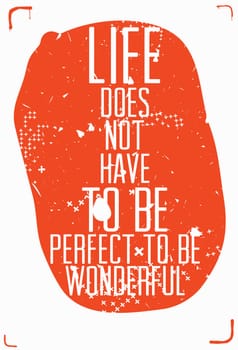 Motivational phrase on every day