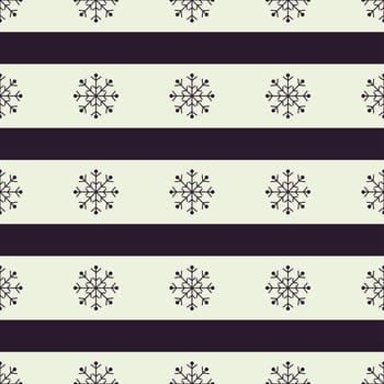 Christmas snowflakes seamless background. New year pattern vector illustration.